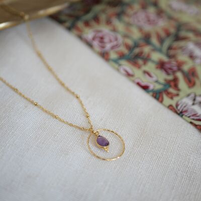 Clementine amethyst necklace