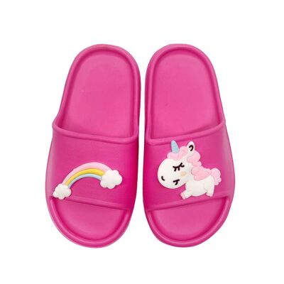 Pantuflas para niños | unicornio | varios tamaños | Eva | verano