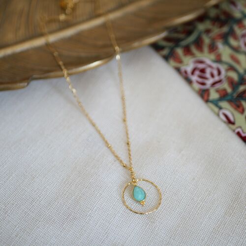 Collier Clémentine amazonite