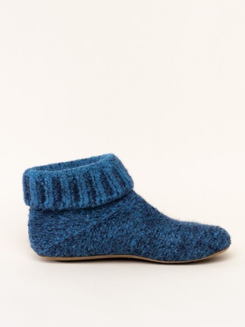 Knit Boot blue 36-42