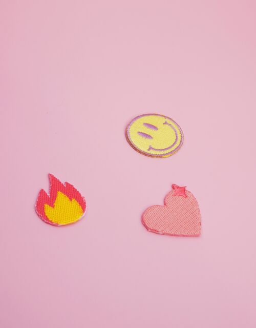 Patch thermocollant Trio Mini Emoji ( 3 pièces )