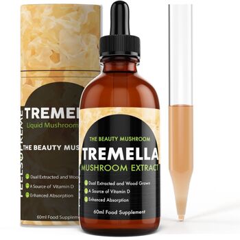 Liquide aux champignons Tremella | Teinture haute résistance pour la beauté et la peau | 60ml 1