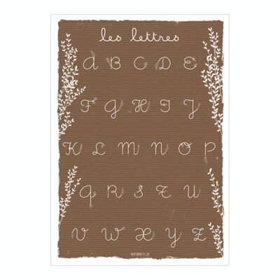 Abécédaire “Les Lettres” Fleurs