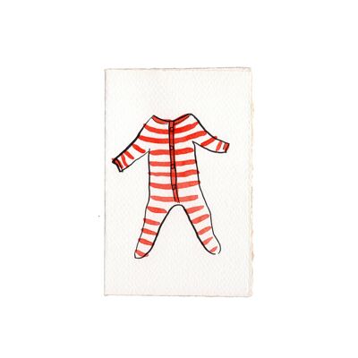 Babygro Stripes Card