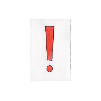 Exclamation Card