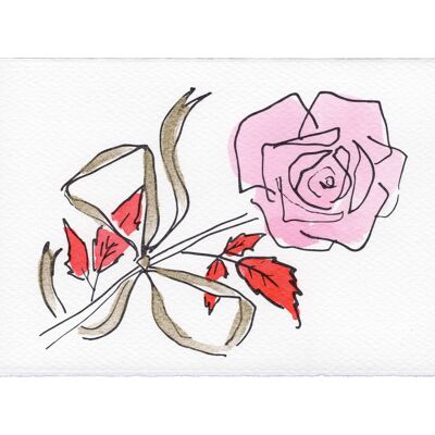 Roses & Ribbons Card