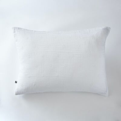 Cotton gauze pillowcase 50 x 70 cm GAÏA BOHO Chantilly