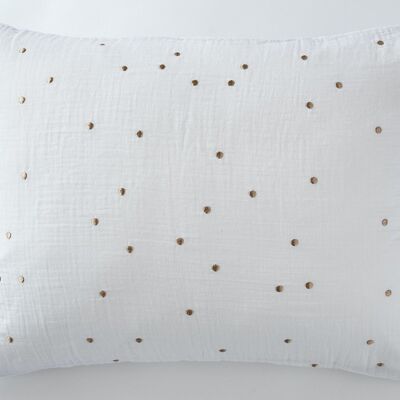 Funda de almohada de gasa de algodón 50 x 70 cm GAÏA CHIC Chantilly