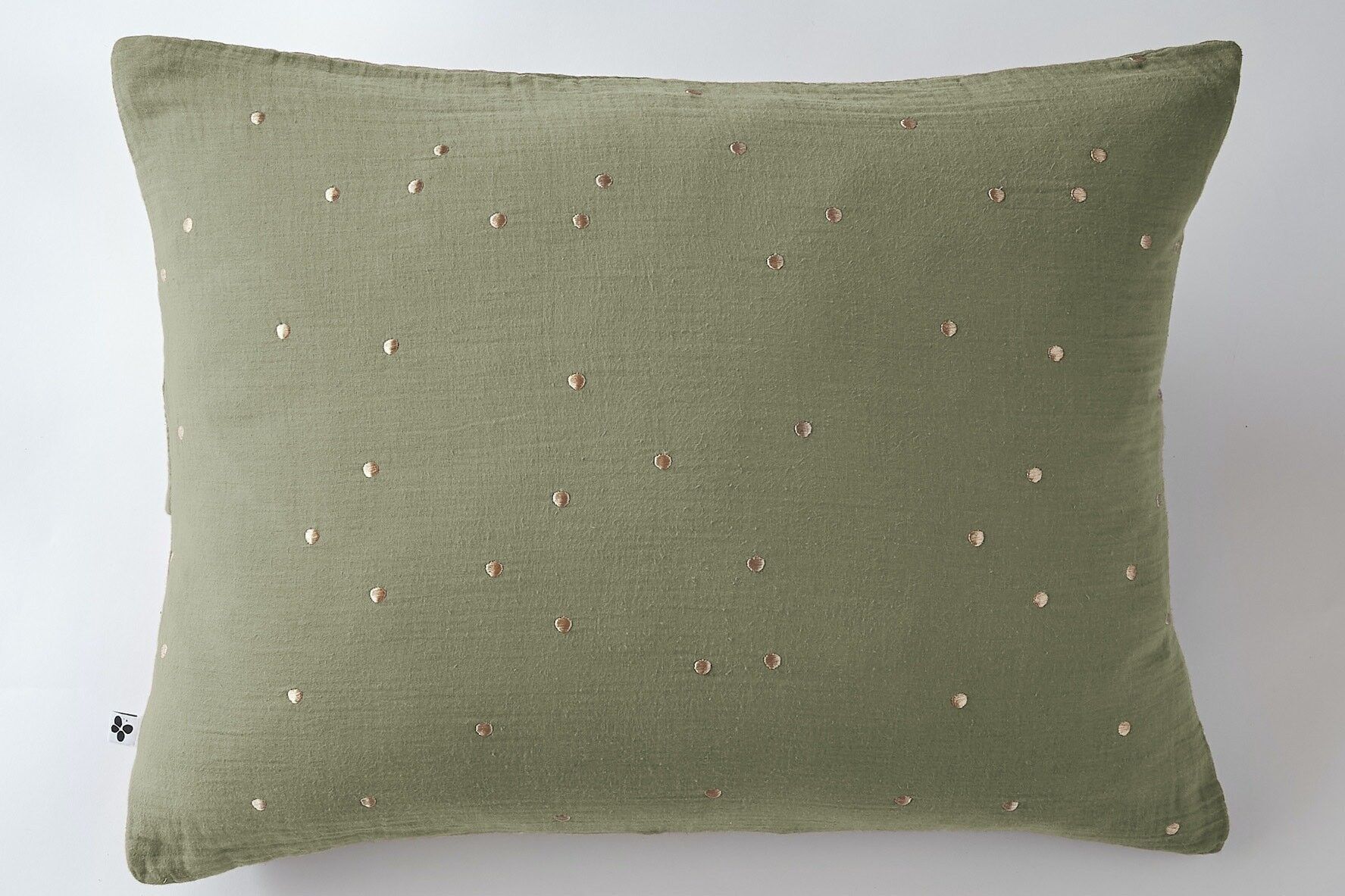 Federa in garza di cotone 50 x 70 cm GAÏA CHIC Rosmarino