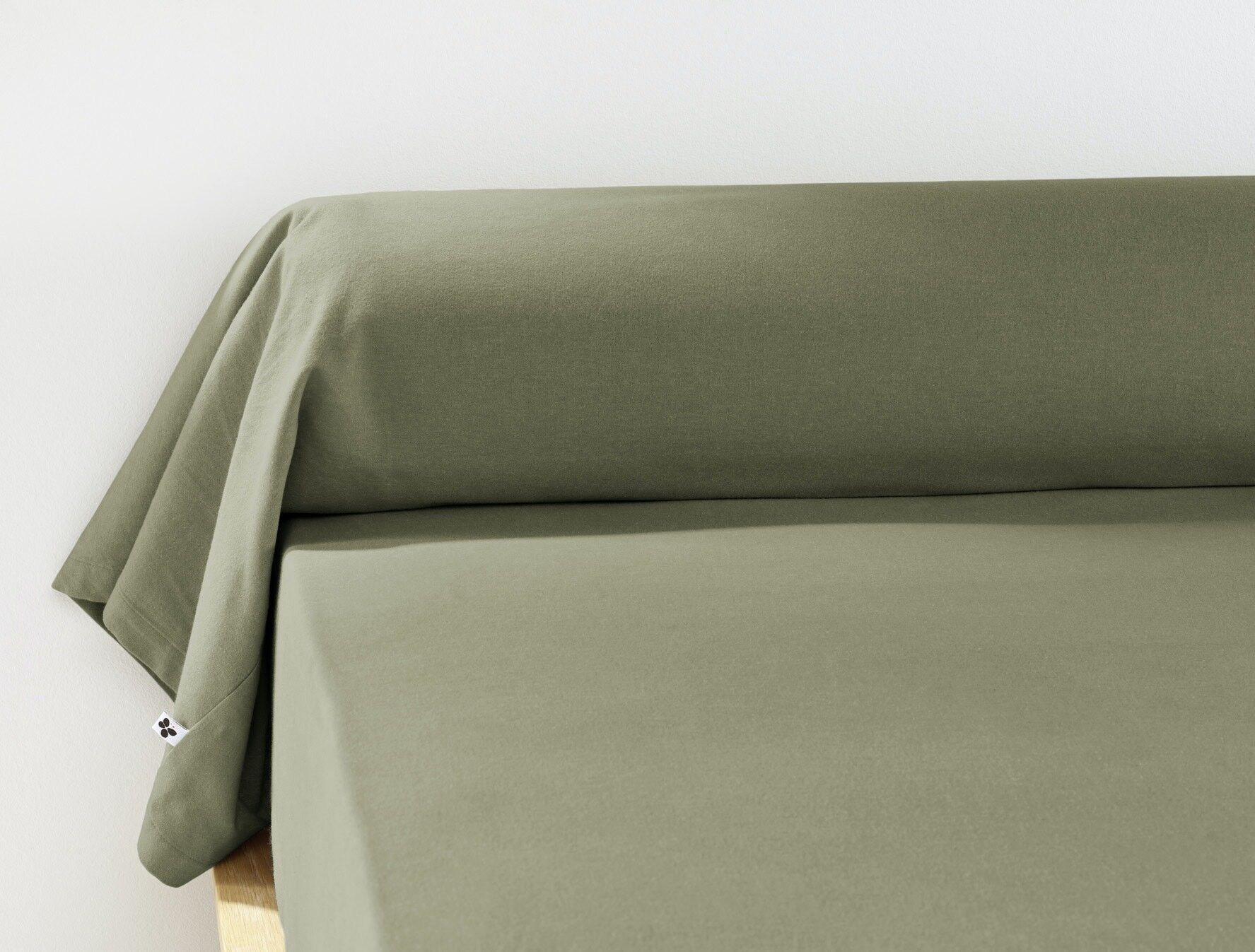 Bustina in flanella 85 x 185 cm CANDICE Rosmarino