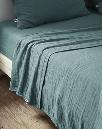 Drap plat 240 x 300 cm GAÏA Canard