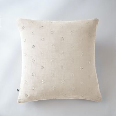 Cotton gauze pillowcase 60 x 60 cm GAÏA BOHO Pampa