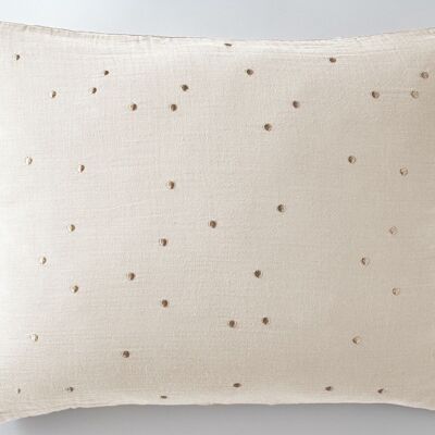 Cotton gauze pillowcase 50 x 70 cm GAÏA CHIC Pampa