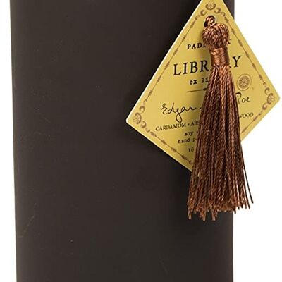 Bibliothèque de bougies parfumées Paddywax - Edgar Allan Poe - Pot avec couvercle