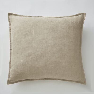 Pillowcase 60 x 60 cm Washed linen SOLINE Sand