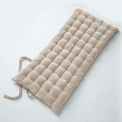 Floor mattress 60 x 120 CÉSAR Pampa cotton velvet