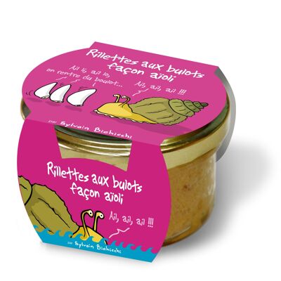 Rillettes de bulots façon aioli Hihihi