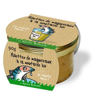 Rillettes de maquereaux à la moutarde BIO Hihihi