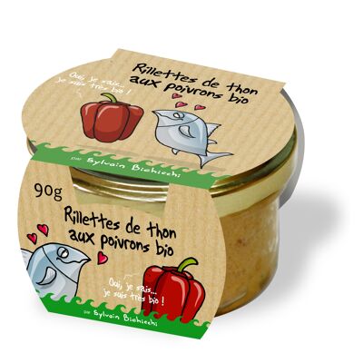 Rillettes de thon aux poivrons BIO Hihihi