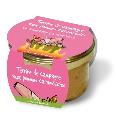 Terrine de campagne aux pommes caramélisées Hihihi