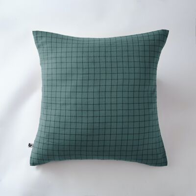Cotton gauze pillowcase 60 x 60 cm GAÏA MIX Duck