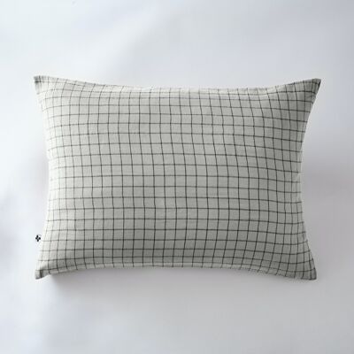 Cotton gauze pillowcase 50 x 70 cm GAÏA MIX Cloud