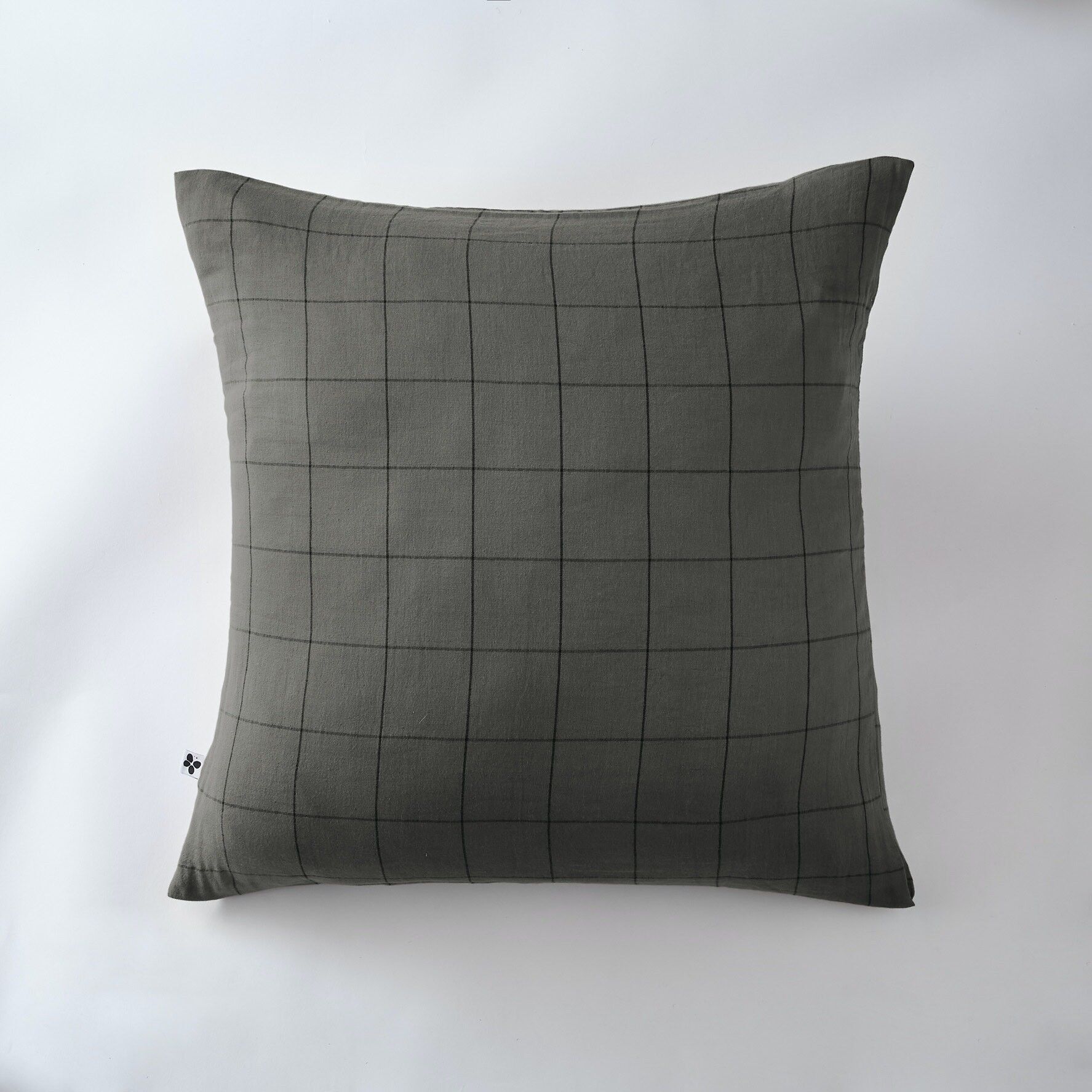 Federa in garza di cotone 60 x 60 cm GAÏA MATCH Granito