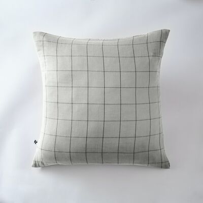 Cotton gauze pillowcase 60 x 60 cm GAÏA MATCH Cloud