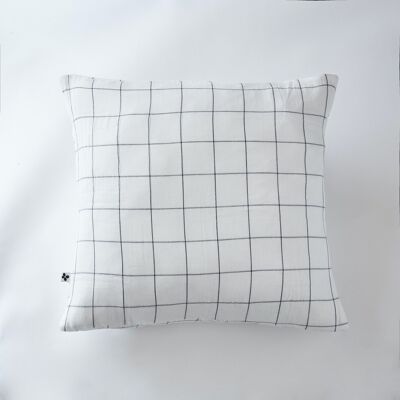 Cotton gauze pillowcase 60 x 60 cm GAÏA MATCH Chantilly