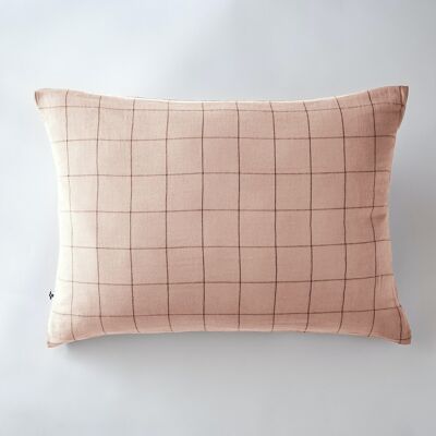 Cotton gauze pillowcase 50 x 70 cm GAÏA MATCH Marshmallow