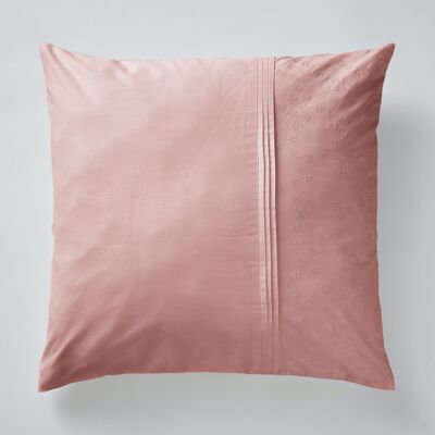 Funda de almohada de 57 hilos 63 x 63 cm JEANNE Woody rosa