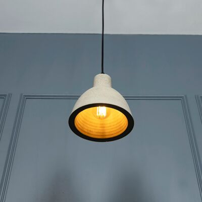 Concrete Cement Pendant Lighting, Kitchen Island Ceiling Lamp, Dining Room Handmade Lighting, Minimalist Light. MODEL : 1003