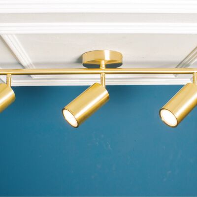 Modern Minimalist Design Brass Wall Lamp, Art Deco Tube Sconce, Housewarming gift Wall Light, Spot Lighting