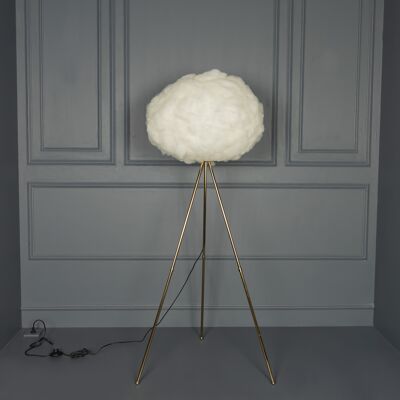 Fiber Polyester Cloud Floor Lamp, Art Deco Handmade Cloud Floor LED Light, Home Decor Cloud Lighting, Model : CLOUD