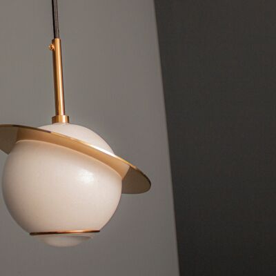 Planet Pendant Lighting, Kitchen Island Globe Ceiling Lamp, Living Room Marble Lighting, Art Deco Ceiling Light, MODEL : 1999