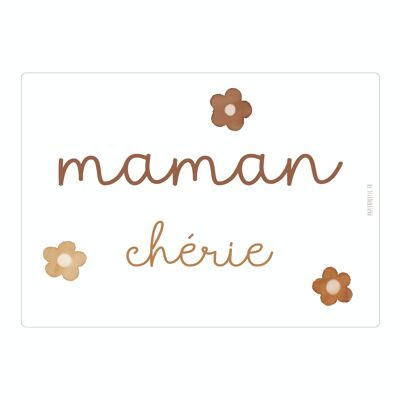 Carte Poétique “Maman Chérie”