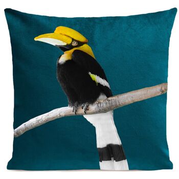 Coussin tropical oiseau polyester 40x40cm/60x60cm 10