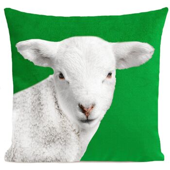 Coussin animal mouton suédine 40x40cm / 60x60cm 6