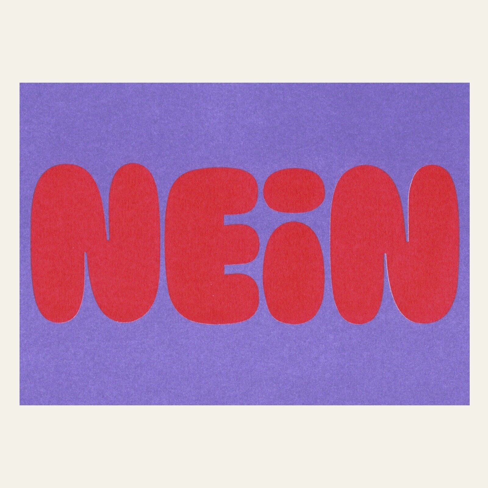 Cartolina risografica – NO – DIN A6