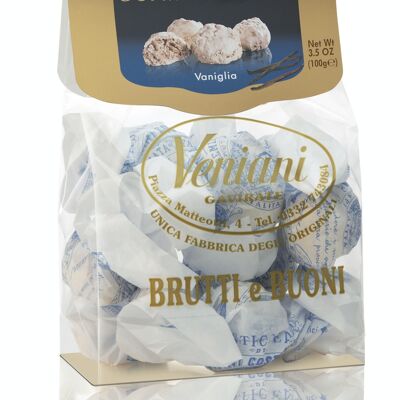 Brutti e Buoni Vanilla transparenter Beutel 100 g