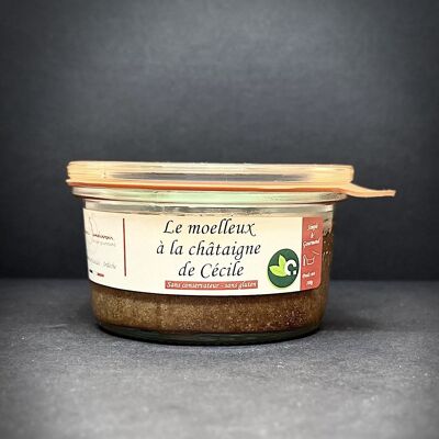 Le moelleux à la châtaigne de Cécile - gâteau individuel sans gluten longue conservation - 100g