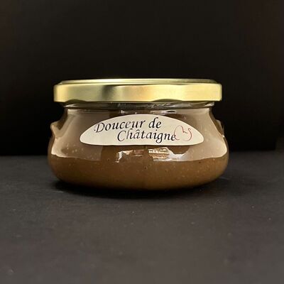 Douceur de châtaigne - "crème de marrons" allégée en sucre - 200 grammes