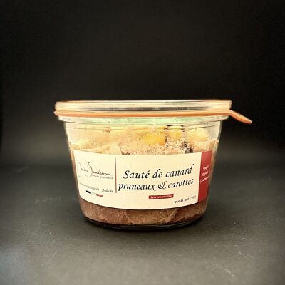 Sauté de canard aux pruneaux & carottes - Plat cuisiné sans conservateur - 250g