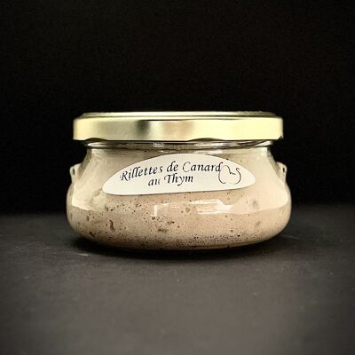 Rillettes de canard au thym - 160 grammes