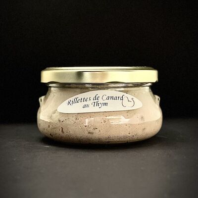Rillettes d'anatra al timo - 160 grammi