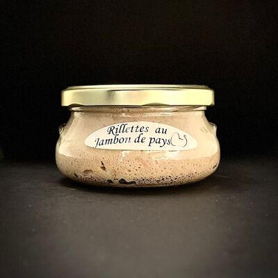 Pork rillettes with local ham - Silver medal at the Lyon 2025 international competition - 160 grams