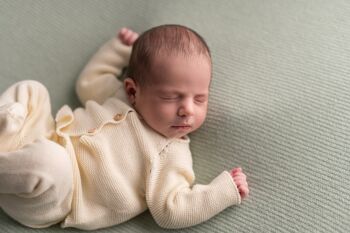Manoplas bebé primera puesta algodón Crudo