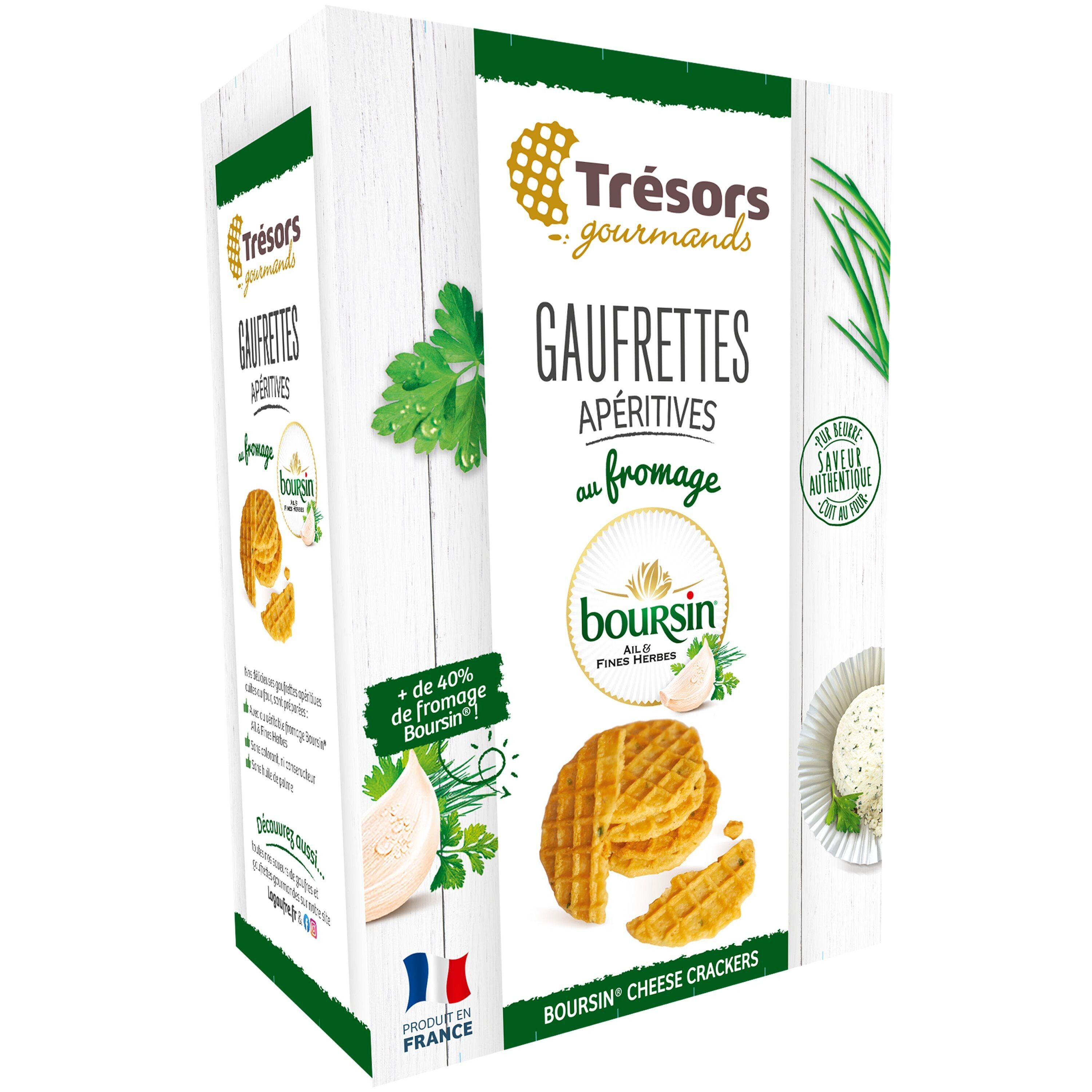 Wafer per antipasti all'aglio e alle erbe aromatiche Boursin - 60 g