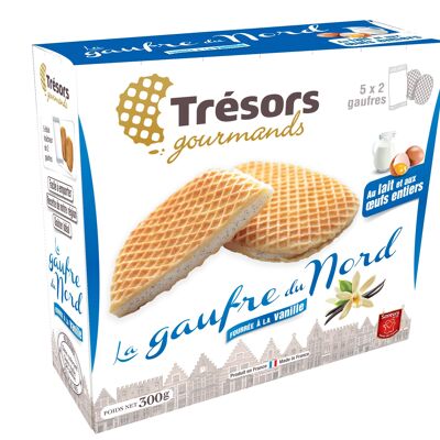 La Gaufre du Nord fourrée à la Vanille - 300g