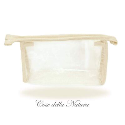 Große transparente Pochette